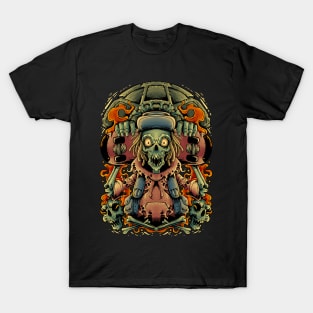 Skateboard skull T-Shirt